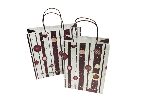 Tas Kraft Paper Bakery Premium Elegan Untuk Cookies Perlindungan Lingkungan