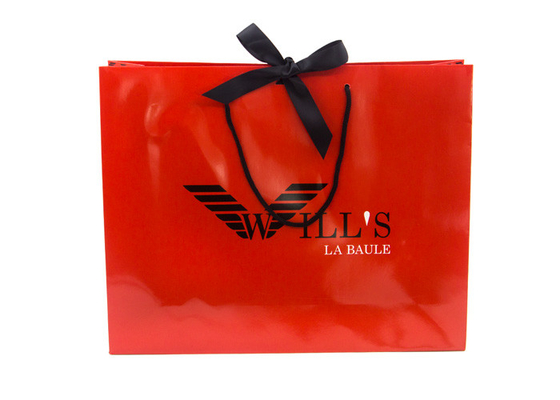 Good price Tas Kertas Pribadi Merah, Tas Kertas Kustom Dengan Logo Disesuaikan on line