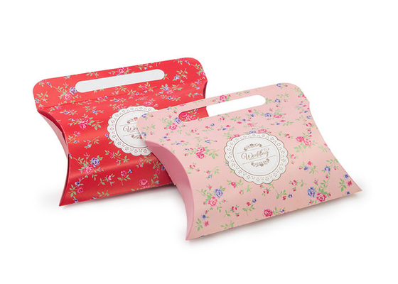 Good price Warna-warni indah kotak kemasan hadiah kertas, kustom dicetak kotak bantal on line