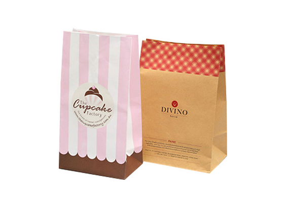 Good price Tas Kemasan Roti Alami Berkelanjutan / Tas Kertas Coklat Food Grade on line