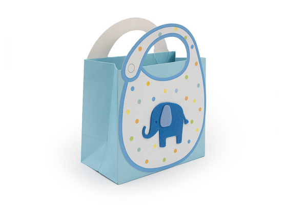 Good price Cute Handmade Paper Gift Bags Desain Gajah Unik Dengan Pegangan Kertas on line