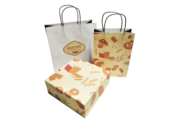Good price Food Grade Bakery Snack Cake Kemasan Kraft Paper Paper Bag putih on line