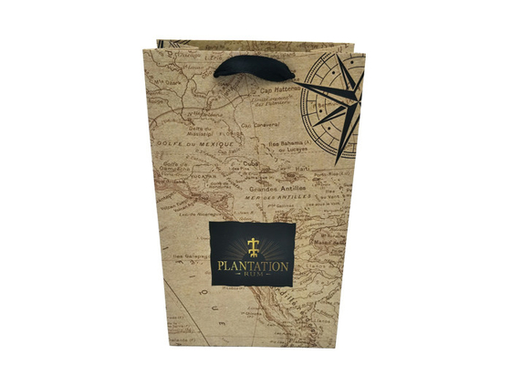 Good price Desain unik kertas pribadi tas hadiah tas dengan pegangan untuk belanja on line