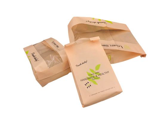 Good price Tas Kemasan Bakery Lingkungan Elegan, Food Safe Brown Paper Bags on line
