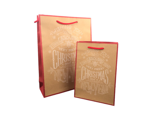 Good price Didaur ulang Kraft Personalized Brown Paper Bags Perlindungan Lingkungan on line