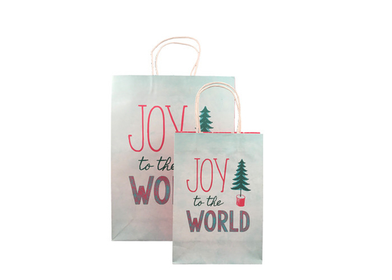 Good price Fancy Dekorasi Dicetak Tas Hadiah Natal Kecil Pencetakan Logo Disesuaikan on line