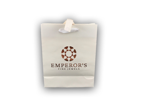 Good price Tas Kertas Hadir Didaur Ulang, Hadiah Besar Ekstra White Bags Hot Stamp Logo on line