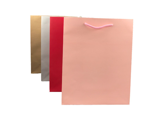 Good price Merah Lipat Indah Handmade Paper Bags Rope Handles Digital Printing on line