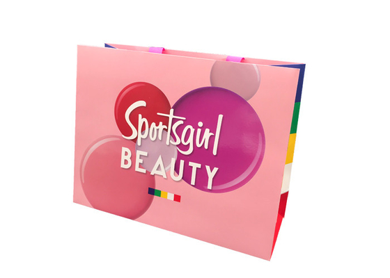 Good price Pink Fancy Present Paper Bag / Kertas Hadiah Tas Alami Logo Disesuaikan on line