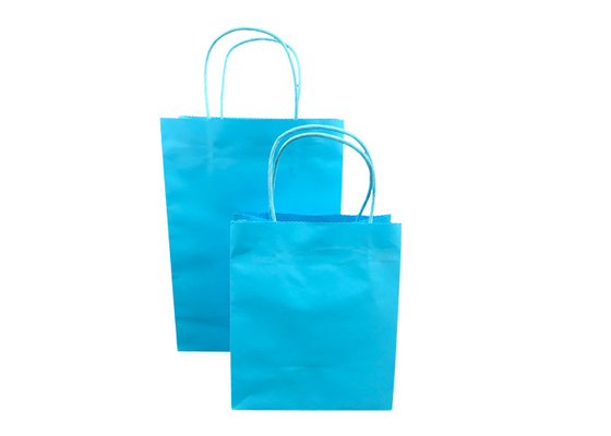 Good price Kemasan Kertas Biru Eco / Handmade Paper Gift Bags Foil Stamping on line