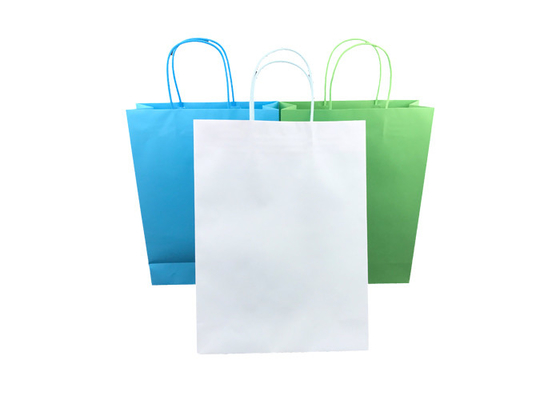 Good price Kemasan Kertas Eco Kustom, Tas Belanja Kertas Datar Bawah Daur Ulang on line