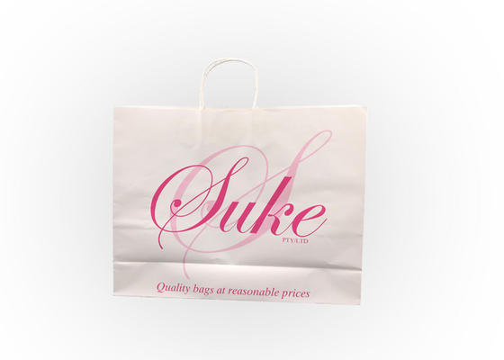 Good price Tas Belanja Kertas Daur Ulang Dengan Pegangan Kertas Twisted Foil Stamping on line