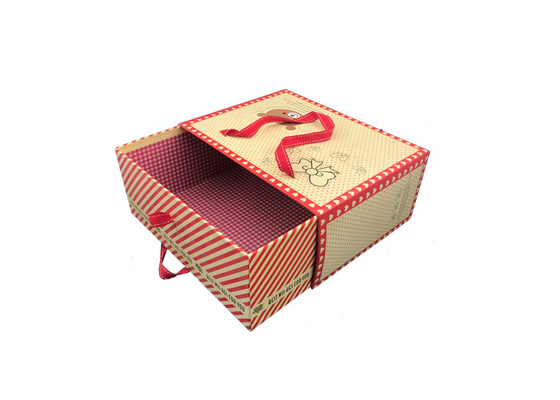 Good price Indah Fancy Bow Tie Brown Kraft Paper Gift Bags Desain Laci Geser on line