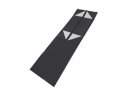 Good price Kotak kertas hitam persegi panjang indah dilipat untuk Partai Matte laminasi on line