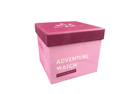 Good price Pink Reusable Paper Gift Packaging Box Fashionable Looking Eco - Friendly on line