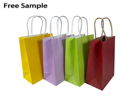 Good price 15 * 8 * 21cm 250gsm CMYK Tas Belanja Kertas Kraft Twisted Handles on line